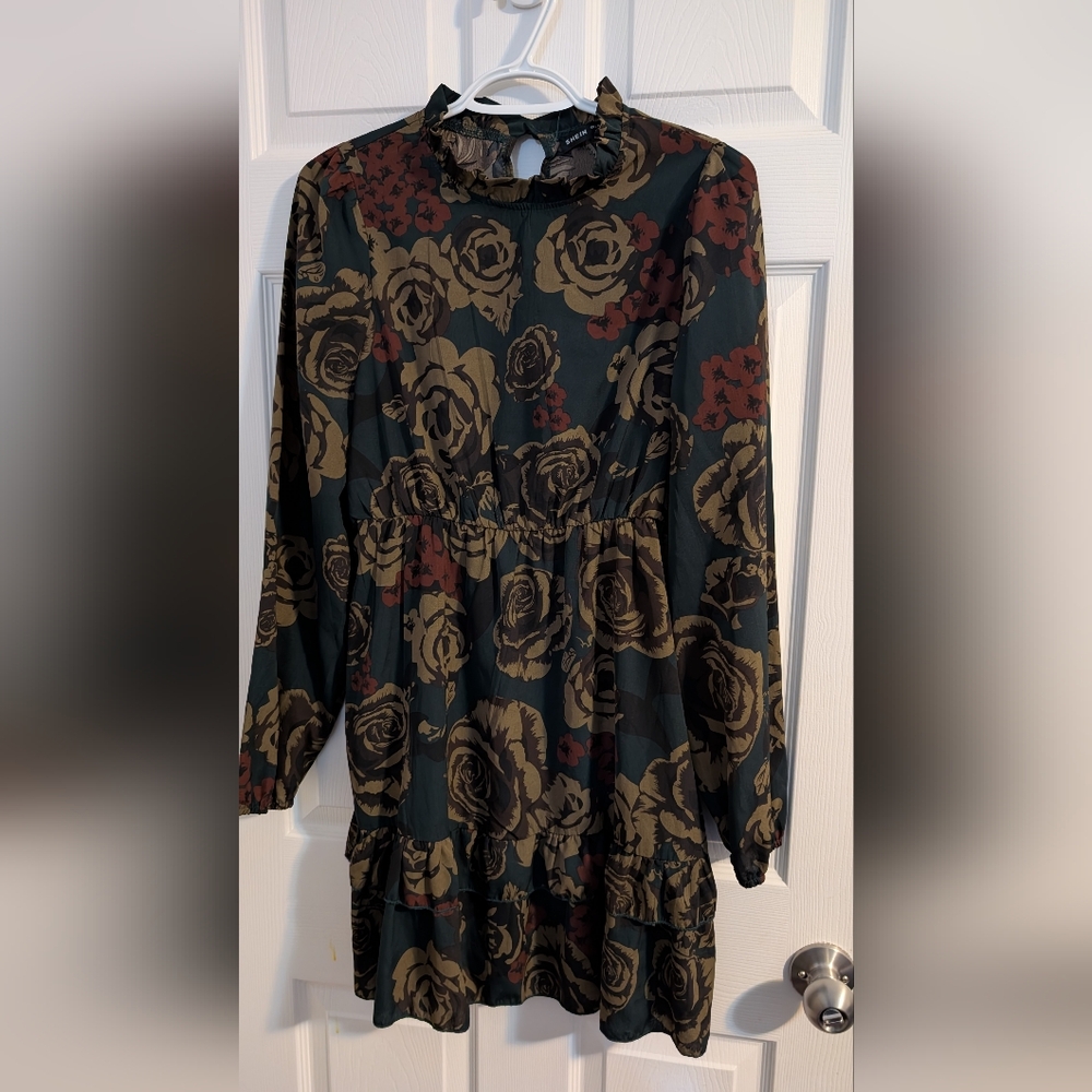 Floral Long Sleeve Dress